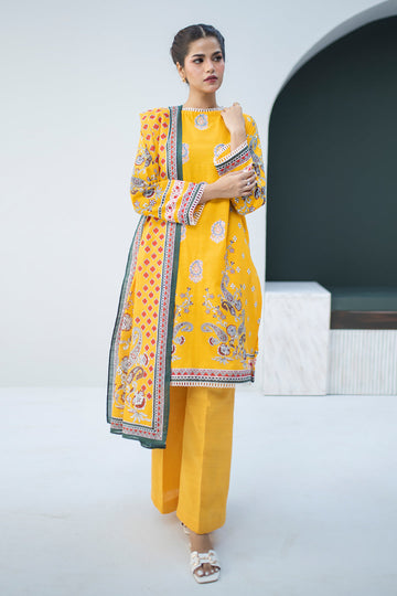 Zellbury Embroidered Shirt Dupatta - 0799 Online Shopping
